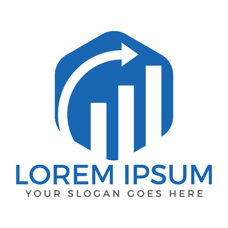 Good Progress Success Hexagon shaped template.のイラスト素材