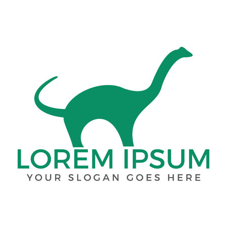 Dinosaur logo design. Creative logo design.のイラスト素材