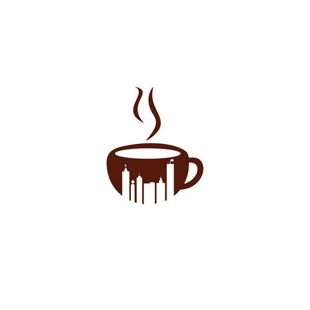 Coffee city vector design.のイラスト素材