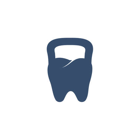 Dental dumbbell vector design.のイラスト素材