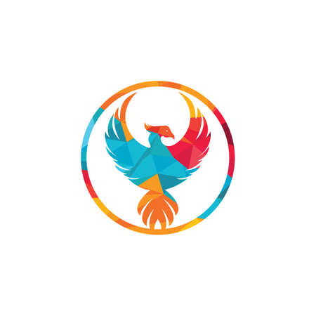 Phoenix design. Creative of mythological bird.のイラスト素材