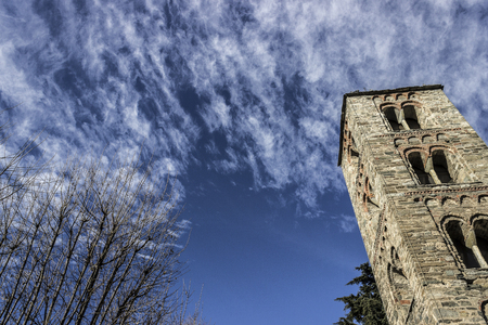 View of Condove in Val di Susaの写真素材