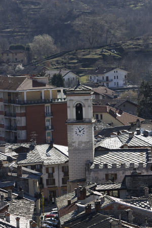 Landmark of Susa in Valsusa valleyのeditorial素材