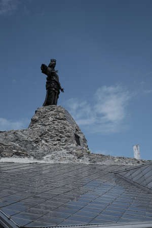 Trekking on the Rocciamelone mountain in valsusaのeditorial素材
