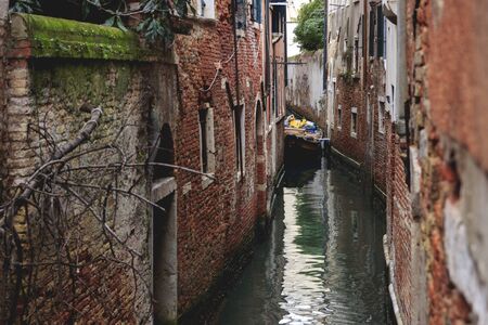 Tourism and visiting Venezia in Italy during Carnevaleの写真素材