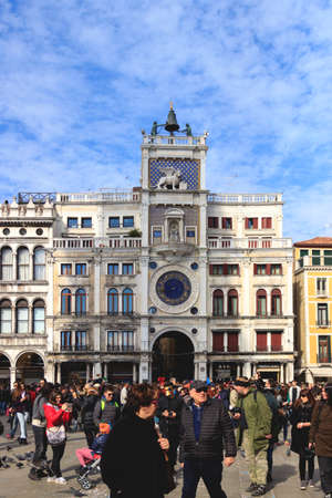 Tourism and visiting Venezia in Italy during Carnevaleのeditorial素材