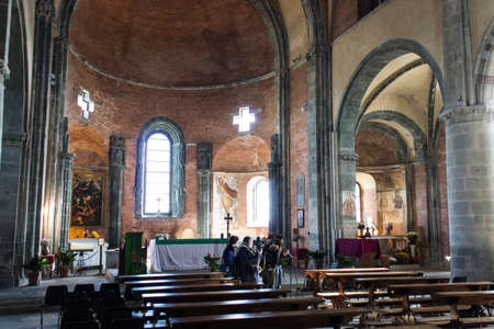 Visiting Sacra di San Michele in Valsusa Piedmontのeditorial素材