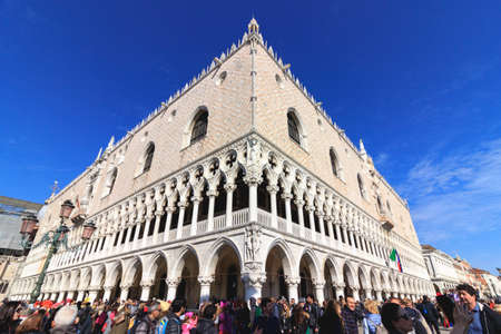 Tourism and visiting Venezia in Italy during Carnevaleのeditorial素材