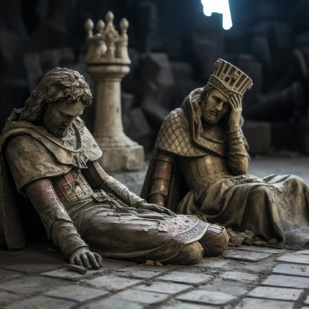 Statue of Saint Peter and Paul in the Church of the Holy Sepulchre in Jerusalem, Israelの素材