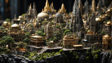 Miniature of the World in the form of a miniature city.の素材