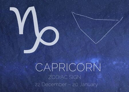 Zodiac Sign Sagittarius astrologic infographics.の写真素材