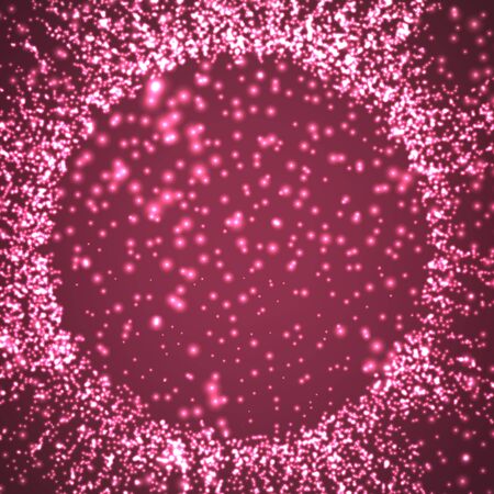 Background Explosion Of Glowing Particles. Modern Backdrop. Technology Vector Concept.のイラスト素材