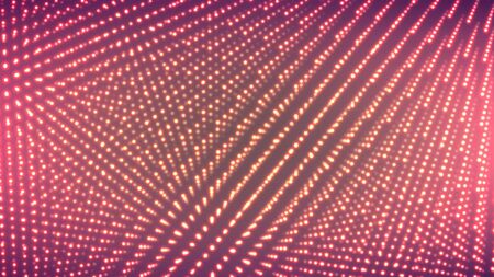 Dot Glowing Background. Techno Concept Abstract Space. Technology Digital Concept. Vector Illustrationのイラスト素材