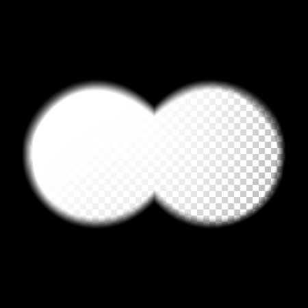 Binocular Sight View Vector. Design Search Concept For Web, Graphic Design. Soft Edges.のイラスト素材
