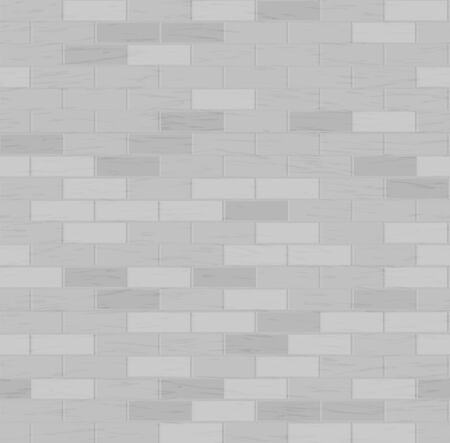 Brick Wall Seamless Pattern. Vector Illustration. Gray Color. Design Element. Background Textureのイラスト素材