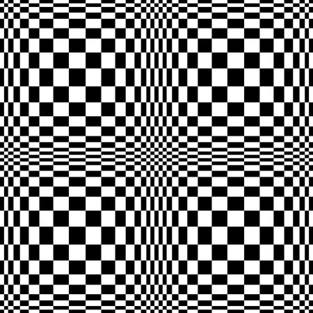 Optical Illusion. Vector 3d Art. Motion Dynamic Effect. Movement Executed In The Form. Geometric Magic Background.のイラスト素材