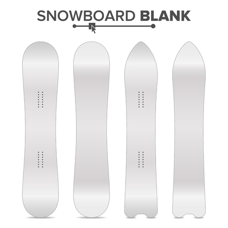 Snowboard blank design.のイラスト素材
