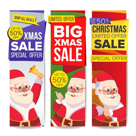 Christmas sale banner design concept.のイラスト素材