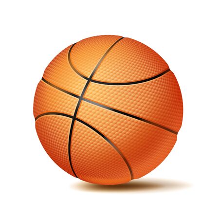 Basketball Ball Vector. Sport Game, Fitness Symbol. Illustrationのイラスト素材