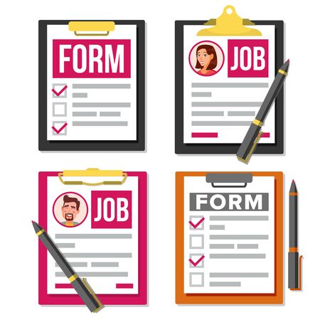 Vector of Business Forms and Documents. - ID:1-97606298 - Royalty Free ...