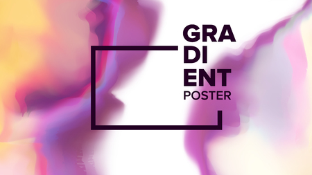 Gradient Fluid Background Vector. Digital Concept. Business Print. Ink Paint. Liquid Design Illustrationのイラスト素材