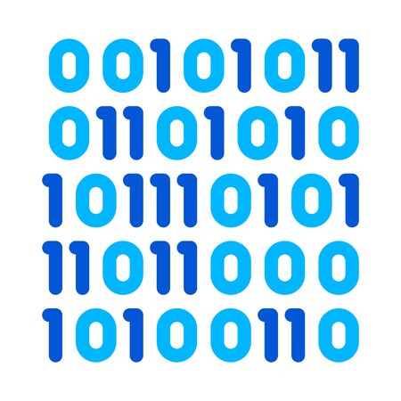 Ilustración de Streaming Binary Code Matrix Vector Thin Line Icon. Computer Code System, Data Encryption Linear Pictogram. Web Development, Languages, Script, Decryption and Encryption Contour Illustration - Imagen libre de derechos