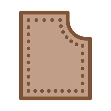 Sewing Material Icon Vector. Outline Sewing Material Sign. Isolated Contour Symbol Illustrationのイラスト素材