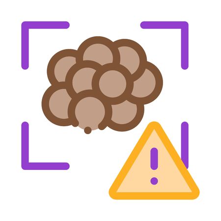 Caviar Attention Icon Vector. Outline Caviar Attention Sign. Isolated Contour Symbol Illustrationのイラスト素材