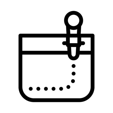 Microphone Tool Icon Vector. Outline Microphone Tool Sign. Isolated Contour Symbol Illustrationのイラスト素材