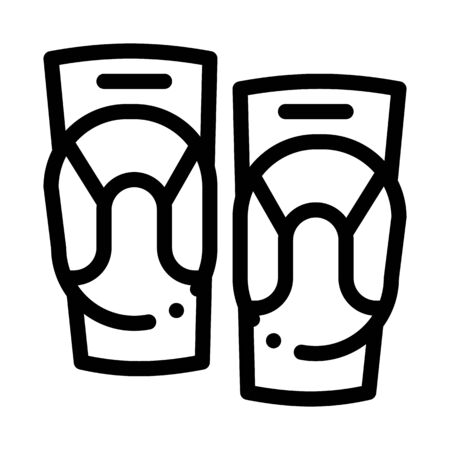 Joint Ointment Icon Vector. Outline Joint Ointment Sign. Isolated Contour Symbol Illustrationのイラスト素材