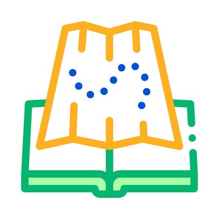 integrated geography icon vector. integrated geography sign. color symbol illustrationのイラスト素材