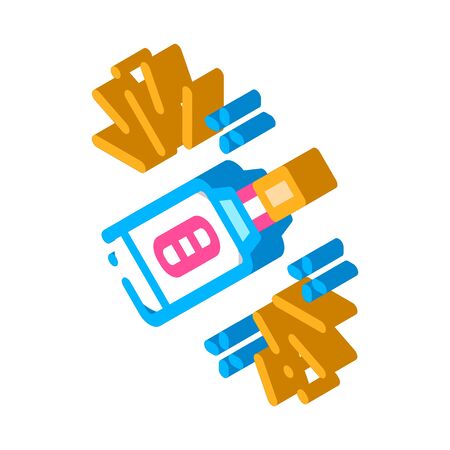 Windiness Gaz Symptomp Of Pregancy vector isometric sign. color isolated symbol illustrationのイラスト素材