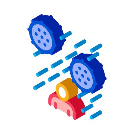 human blood plasma icon vector. isometric human blood plasma sign. color isolated symbol illustrationのイラスト素材