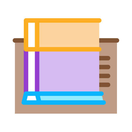 strip foundation icon vector. strip foundation sign. color symbol illustrationのイラスト素材