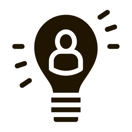 Quick Wits Human Talent Icon Vector . Contour Illustrationのイラスト素材