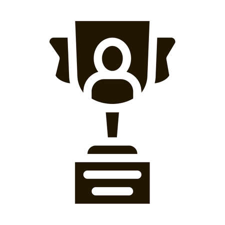 Goblet Human Talent Icon Vector . Contour Illustrationのイラスト素材