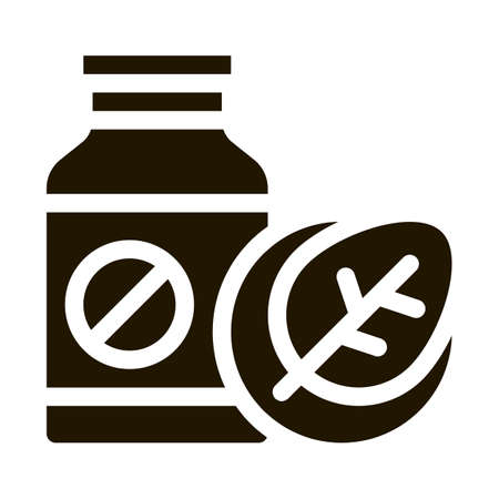 Bio Medicines Supplements Icon Vector . Contour Illustrationのイラスト素材