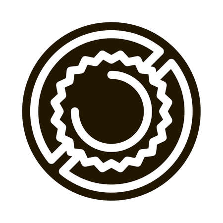 Sign Against Sun glyph icon vector. Sign Against Sun. isolated symbol illustrationのイラスト素材