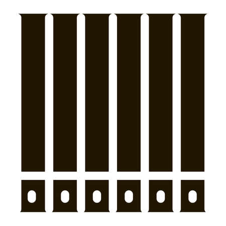 Jogging Runners Top View glyph icon vector. Jogging Runners Top View Sign. isolated symbol illustrationのイラスト素材