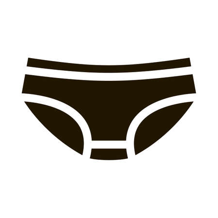 Midi Pants glyph icon vector. Midi Pants Sign. isolated symbol illustrationのイラスト素材