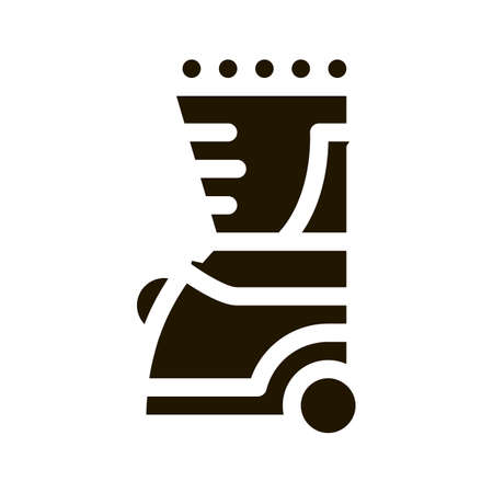 Sport Equipment glyph icon vector. Sport Equipment Sign. isolated symbol illustrationのイラスト素材