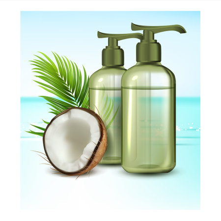 Skin Care Cosmetic Creative Promo Poster Vectorのイラスト素材