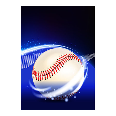 Baseball Team Activity Sport Notice Banner Vectorのイラスト素材
