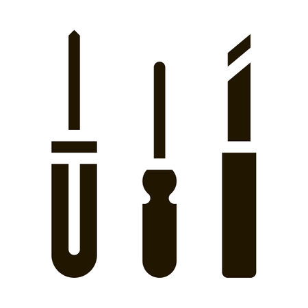 Shoe Repair Tools Icon Vector Glyph Illustrationのイラスト素材