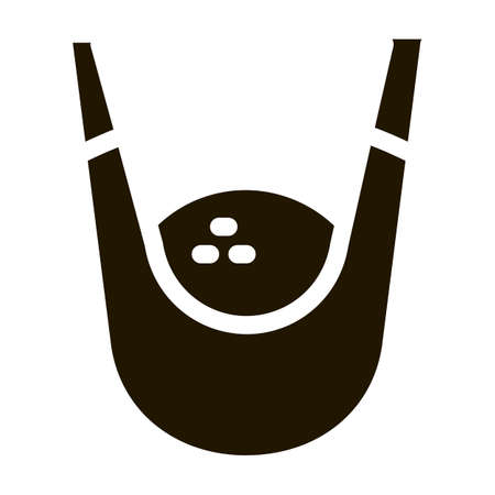Ball Bag Cleaner Icon Vector Glyph Illustrationのイラスト素材