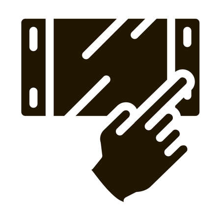 Game Console Icon Vector Glyph Illustrationのイラスト素材