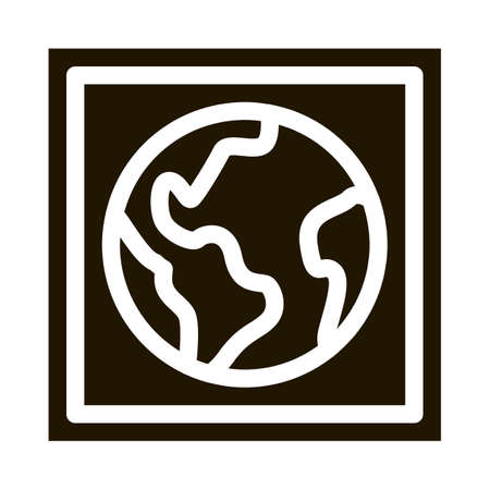 stretch ceilings with photo printing glyph icon vector. stretch ceilings with photo printing sign. isolated symbol illustrationのイラスト素材