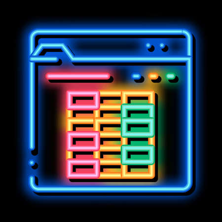 Player Table Betting And Gambling neon light sign vector. Glowing bright icon sign. transparent symbol illustrationのイラスト素材