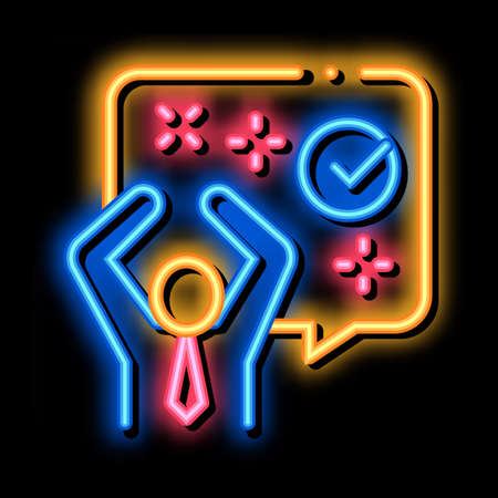 Human Celebrate neon light sign vector. Glowing bright icon Human Celebrate isometric sign. transparent symbol illustrationのイラスト素材