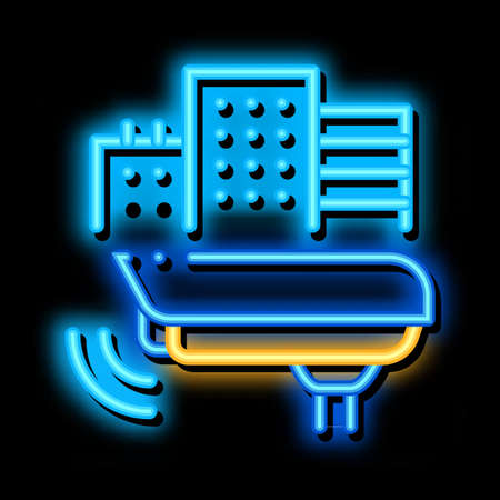 CCTV neon light sign vector. Glowing bright icon CCTV sign. transparent symbol illustrationのイラスト素材